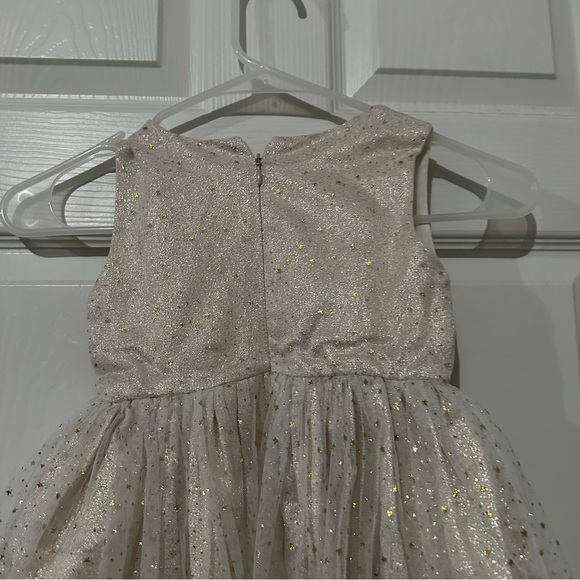 NWT Rachel Riley Girls Ivory & Gold
Tulle Dress - Picture 6 of 8